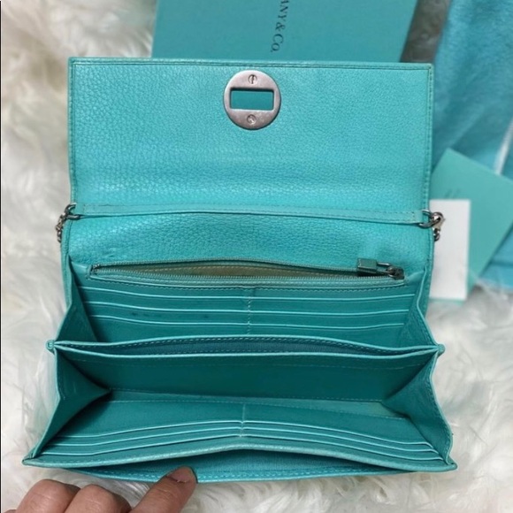 ✨Tiffany Wallet on Chain✨ Tiffany Blue Dream - Picture 4 of 7